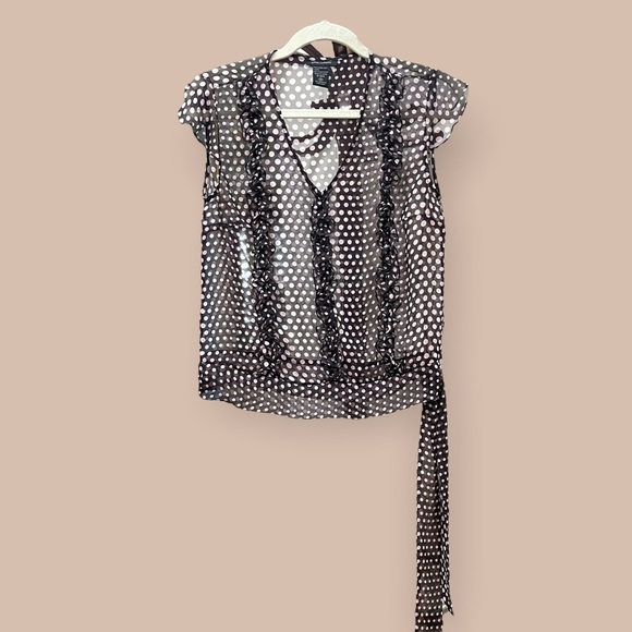 Anne Carson sheer blouse - Picture 1 of 3